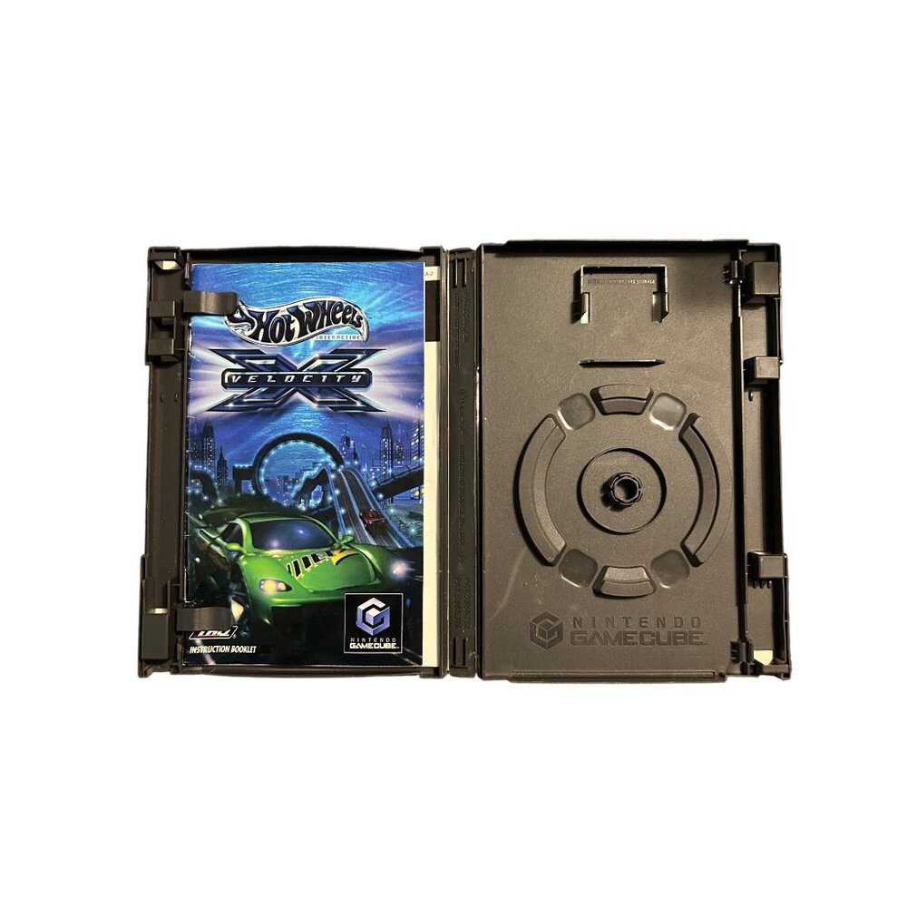 Hot Wheels Velocity X Nintendo GameCube Racing Adventure no game Manual and case